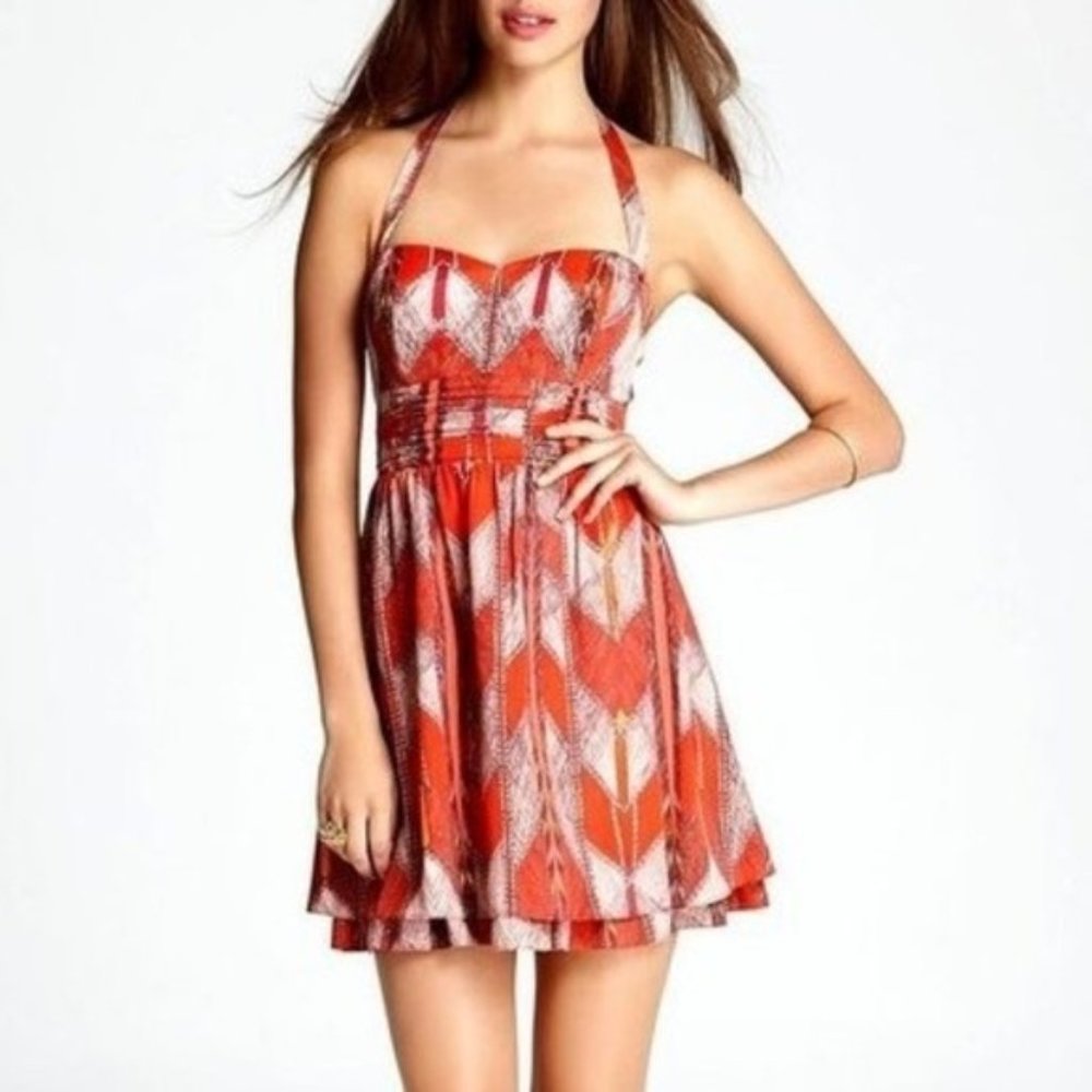 GUESS Halter Chevron Veronica Dress Size 2